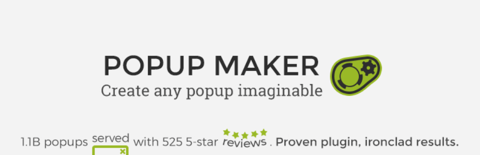 The Popup Maker plugin.