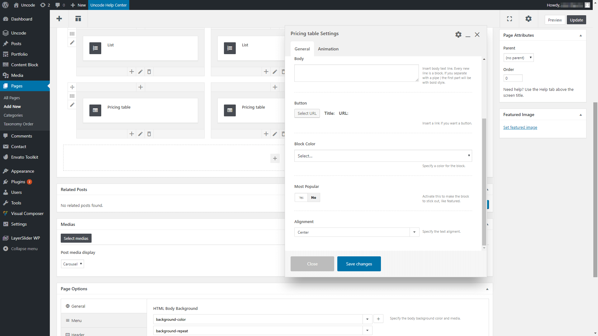 Tweaking your tables' style.